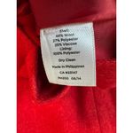 Talbots Red Wool Blend Blazer Women's Size 4 Photo 2