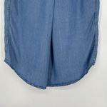 Jachs Girlfriend  Chambray Button Up Shirt Oversized Dolman Cuffed Sleeves Sz XS Photo 6