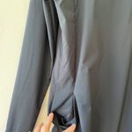 Hurley Sz S Midi Dress Black UPF Swim Cover Up Stretch Shirt Pockets Photo 6