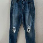 Hollister  Ultra High-Rise Mom Jean Vintage Stretch Distressed Knee W27 L27 5 Photo 0