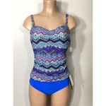 Gottex New. Profile by Blue tankini. 36/D-10/bottom. Retails $168 Photo 2