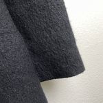 Kuro Japan Wool Coat Size 2 Black Large Pockets Unisex Button Up Japanese Cupro Photo 9