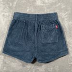Hammies Corduroy Shorts 26 Blue Elastic Waist Retro Surf Roller Skate Beach Photo 1