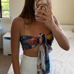 Cute vintage scarf top Photo 0