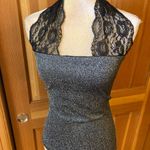 New, Silver Sequin Mesh Bandeau Top. Size 6 Photo 2