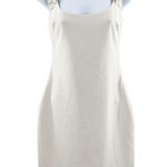 Revolve Likely Elana Sleeveless Ruffle Strap White Fitted Sheath Mini Dress Photo 3