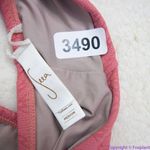 NEW Seea x Free People Georgia bikini top flamingo pink, M Pink Size M Photo 4