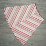 Vintage lapis striped apron style pocket skirt size small flare Red Photo 3
