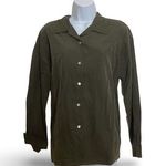 K Arnold Olive Green Button Down Size M Photo 0