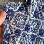 Saks 5th Avenue BLUE by Saks Fifth Avenue - Double Layered blue patterned tank- Tailored to Sz S Photo 8