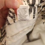 C Est. 1946 Denim Skinny Cropped Pants Capri Zebra Print Womens Contemporary 14 Photo 1