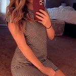 Merokeety Striped Stretchy Dress Photo 0