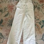 LULU’S Sophisticated Angel White Strapless Vest Jumpsuit Photo 1