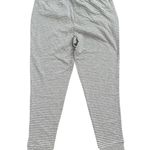 Lauren Ralph Lauren Women's Striped Sleep Sweatpants in Gray, Size XL Gray Photo 2