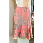 Etcetera Like new  linen blend floral skirt. Sz 2 Photo 2