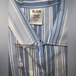 Blair  Multi-Striped Button Down Shirt Photo 5