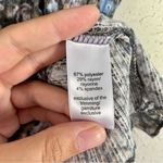 Maurice's 🦋  Floral Short Sleeve Puff Sleeve Blouse T-Shirt Large Lace Up Top Photo 5