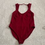 Double Zero Women's Bodysuit Trio - Red and White Photo 5