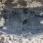 Black heart Denim shorts Photo 0