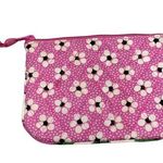Vera Bradley 🎓 Pink & Floral Small Zippered Bag Photo 0