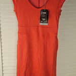 NWT‎ Toad & Co Womens Starfish Capsleeve Tomboy Dress XS Orange Photo 0