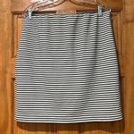 Cynthia Rowley Black and White Striped Stretch Pencil Skirt Women’s Size XL Photo 1