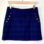 Veronica Beard Barnes Plaid Mini Skirt Size 8 Photo 1