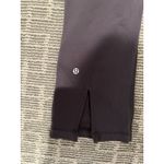 Lululemon Cropped Gray Leggings Slit Flair Size 6‎ Photo 4