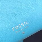 Fossil  ZB5701 Tiffany Blue Sydney Top Zip Crossbody Bag Photo 8