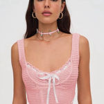 For Love & Lemons  Crochet Corset Photo 0