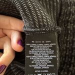 Anthropologie Postcard Knit Tunic/ short Dress XS Black Gray Lace Sleeves Photo 8