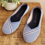 Rothy's  Retired Blue Mirror Flats Photo 0