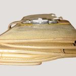 Gucci Leather Long Wallet Jackie Beige Suede Yellow Brown Accents Corduroy Photo 4