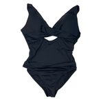 La Blanca $133 Island Goddess Cross Front Keyhole One Piece - Black size 12 M L Photo 1