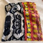 Sandy and Sid Lightweight Patterned Wrap Coverup One Size Fits All Black Photo 9