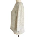 W5 ANTHROPOLOGIE Lightweight Knit 3/4 Sleeve Sweater Slit Hem Size Small Casual Photo 2