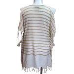 Charlie Paige  Striped Cotton Cover Up One Size Photo 4