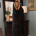 Altar'd State Altar’d State Black Sequin Eyelash Fringe Dress NWT Photo 5