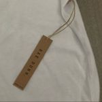 Rae Dunn  Women's Sz MED WHITE  Hello 2021 White Print Shortsleeve T-shirt Photo 2