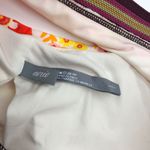 Aerie Bikini Top High Neck Racerback Retro Floral Red Orange Yellow L Photo 2