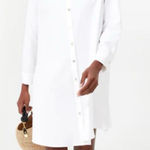 Tuckernuck  Pomander Place Oxford Shirt Dress Mini White XS EUC Photo 0