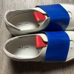 Rag and Bone Dylan Women’s Leather Elastic Runner in White & Blue Size 8.5 Photo 5