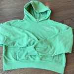 Sporty & Rich SRHWC Cropped Hoodie Verde/White size medium like new Green Photo 11