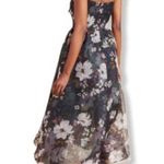 Anthropologie  Shoshanna Midnight Black Strapless Floral Haisley Silk Dress 8 Photo 12