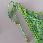 Kulani Kinis NWOT  Apple Blossom Trio Ring Cheeky Tie Bikini Bottom Photo 6