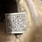 UGG  S/N 5380 brown leather skeepskin-lined clog comfort shoe women size 9 Photo 7