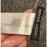 Lucky Brand Dark Grey Solid Brushed Scarf Photo 3