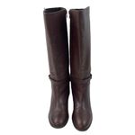 Ralph Lauren Meranda Boots Womens 6B Brown Leather Riding Quite Luxury Academia Photo 1
