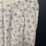 Victoria's Secret  Angel White Pants with Pink Butterfly Design Photo 3