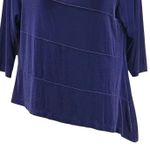 Chicos Womans Slinky Knit Tops XL Blue Photo 4